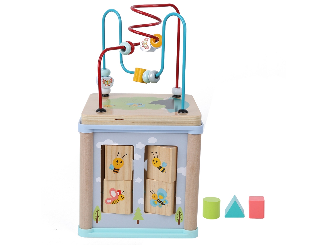 Juguete Educativo De Bloques De Madera Para Armar Y Emparejar Formas - Regalo Para Niños