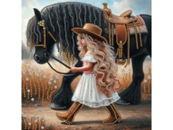 Pintura de diamante SIURN Ab53, manualidades, decoración del hogar (30 x 30 cm)