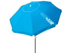 Aktive Sombrilla Playa Antiviento 8 Varillas 220 Cm Azul