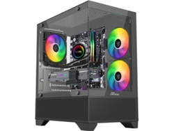 Caja M-ATX GAMING SLAYER RX34 CRYSTAL con Panel Lateral (Cristal Templado - 2 Ventiladores)