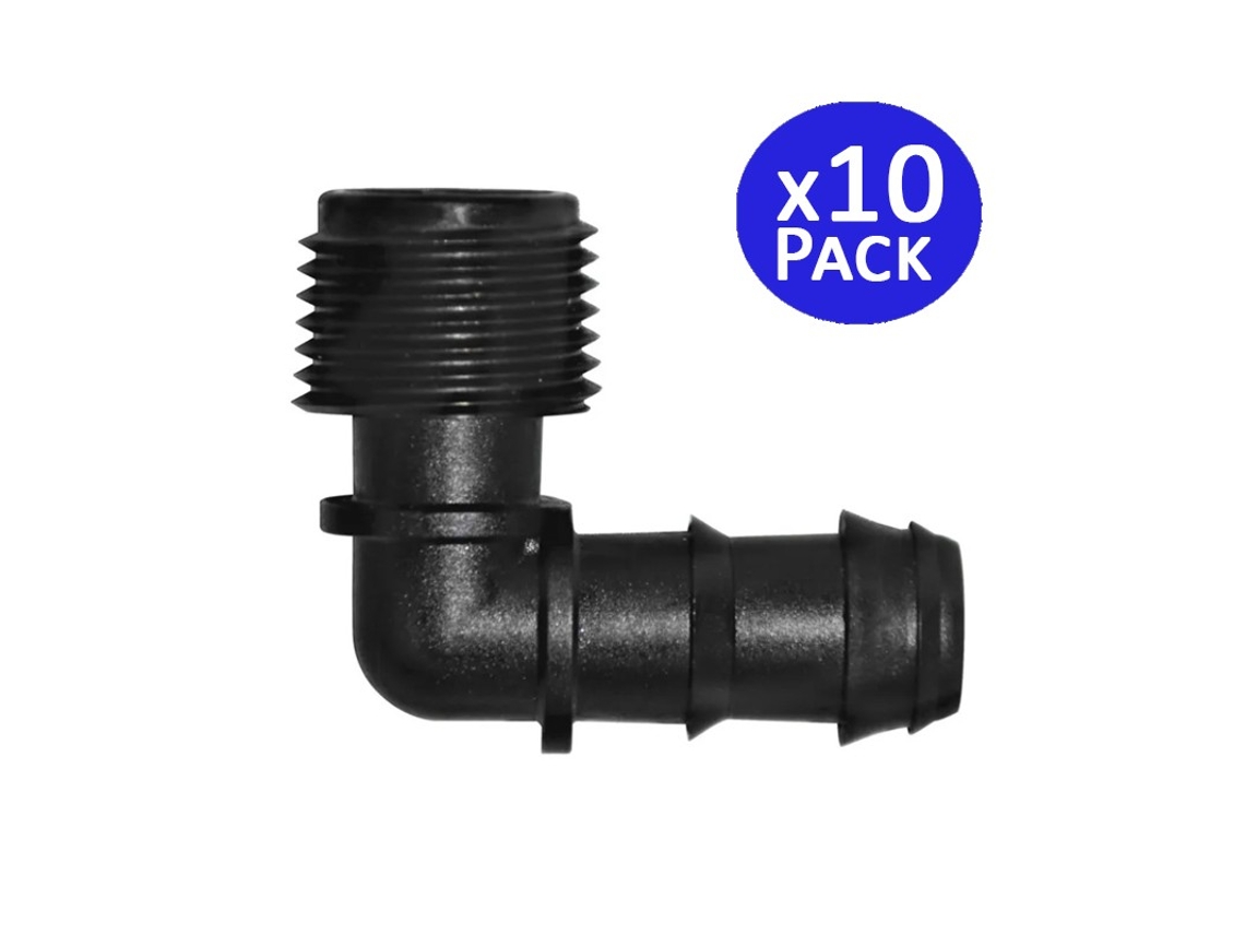 Codo Goteo 16mm X 1/2 (pack 10)