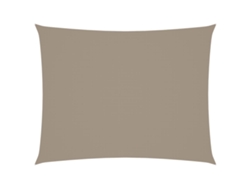 Maison Exclusive - Toldo De Vela Rectangular Tela Oxford Gris Taupe 6x8 M