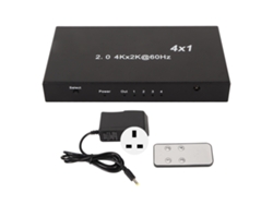Selector de interfaz multimedia HD 4K compatible con Plug and Play 3D