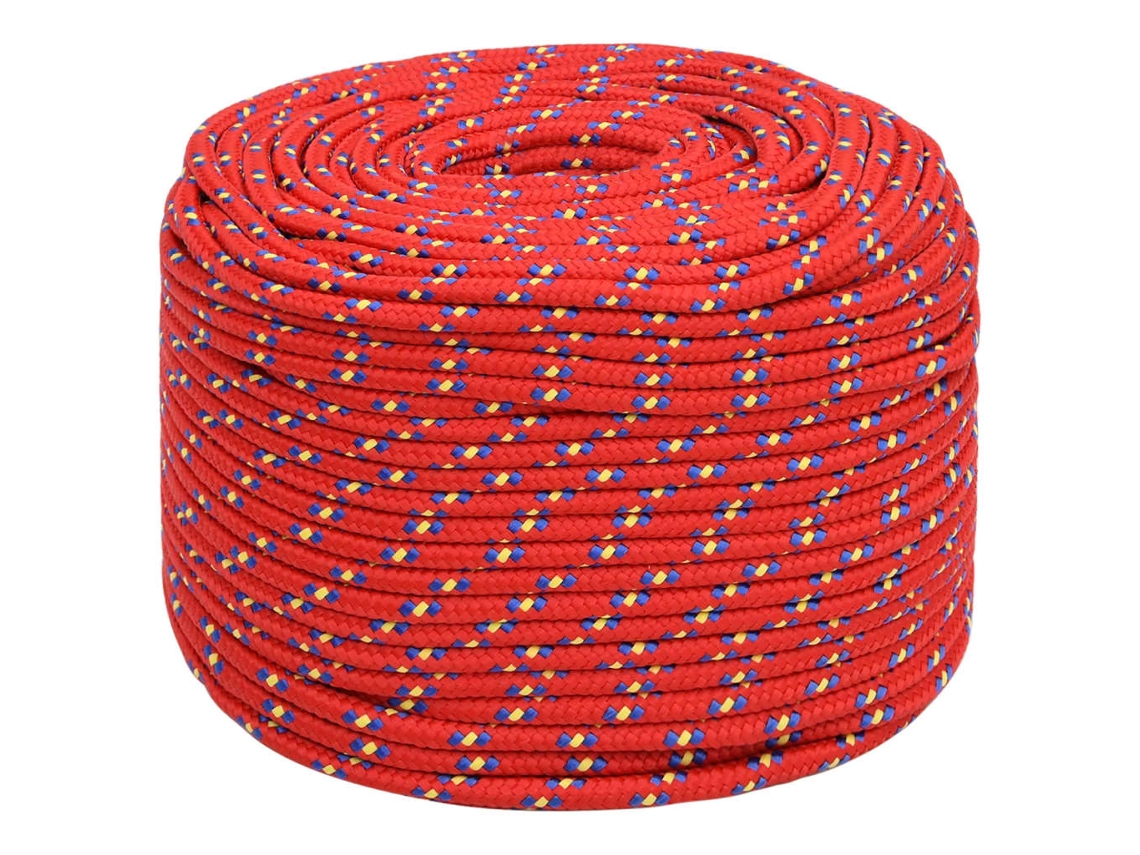 Cuerda para barcos de 8 mm, 25 m, polipropileno rojo HARLANV1