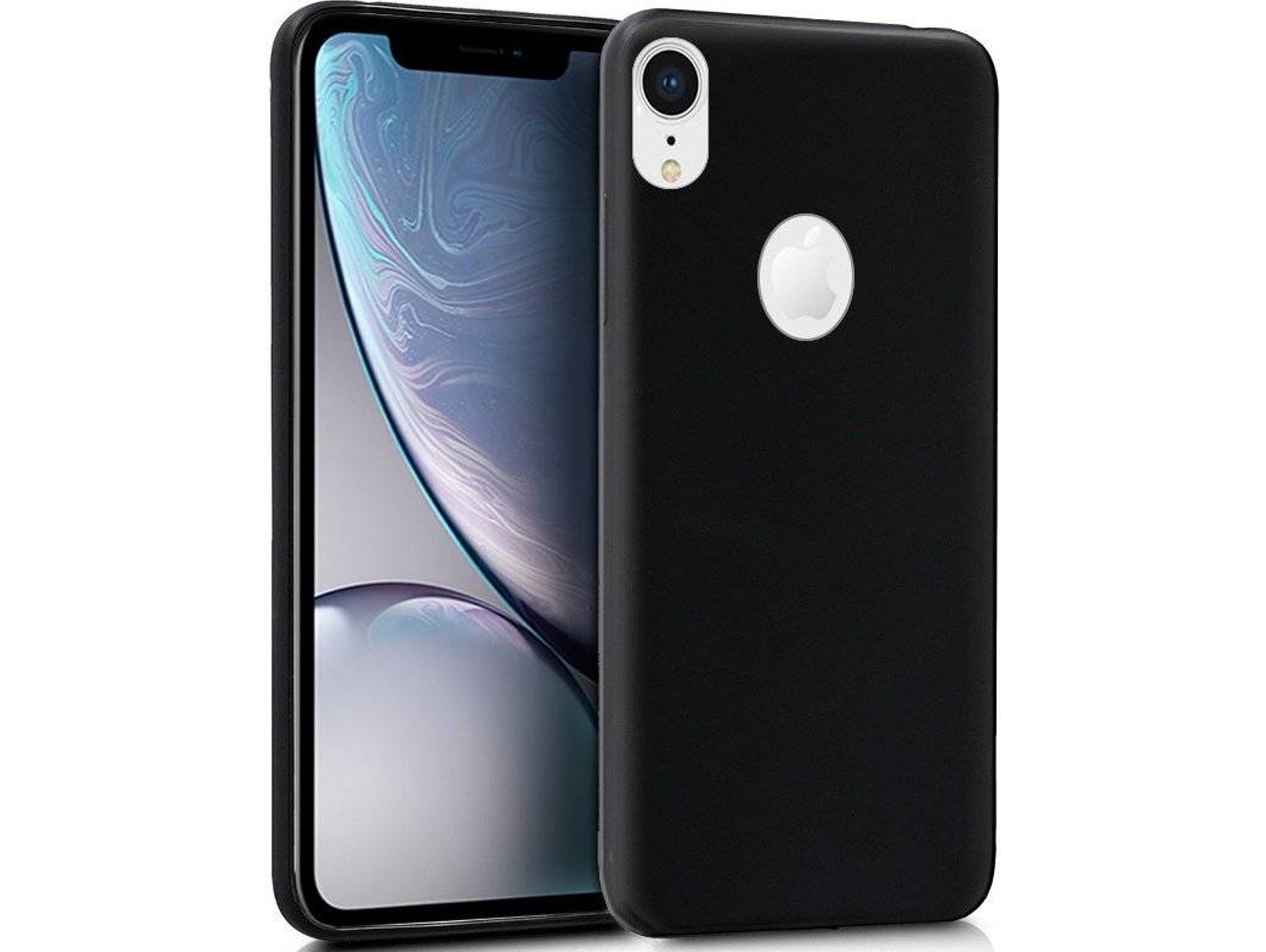 Funda iPhone XR COOL Silicona Negro