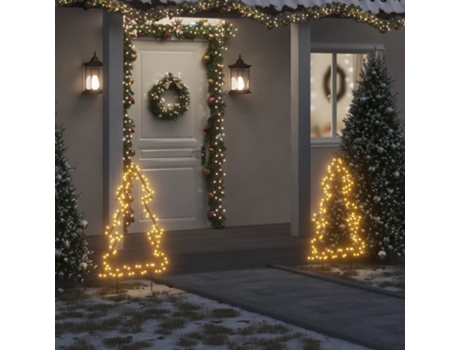 Árbol de Navidad VIDAXL Luces Decorativas Estacas (90 cm)