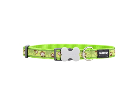 Collar para Perro RED DINGO STYLE MONKEY LIME GREEN 31-47 cm