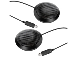 2 Micrófonos Usb Portátiles Para Miniconferencias Omnidireccionales Para Pc Portátil