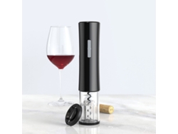 Abridor de vino eléctrico, abridor de vino reutilizable con cortador de papel de aluminio Siurn