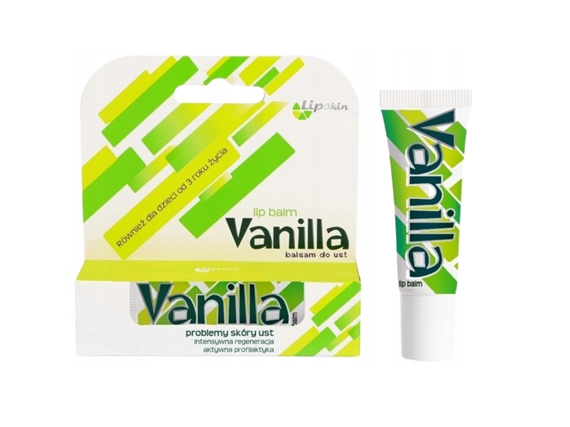 Bálsamo Labial Infantil Lipskin Vainilla Para Niños Desde 3 Años, 8 G