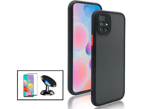 Kit Carcasa Anti Choque Xiaomi Redmi Note 11 4G PHONECARE Negro