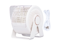 Mini Ventilador De Escritorio Portátil Con 3 Velocidades Ajustables Y Carga Usb Para Uso En Oficina O Residencia Estudiantil.