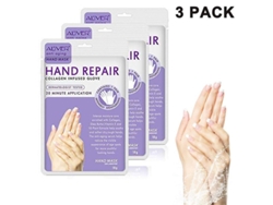 Mascarilla Facial Despegable Para Manos (paquete De 3), Guante Exfoliante E Hidratante Para Manos Secas, Blanqueador Y Suavizante.