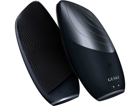 Cepillo de Limpieza Facial Thermo Sonic GESKE 6 en 1 (Negro)