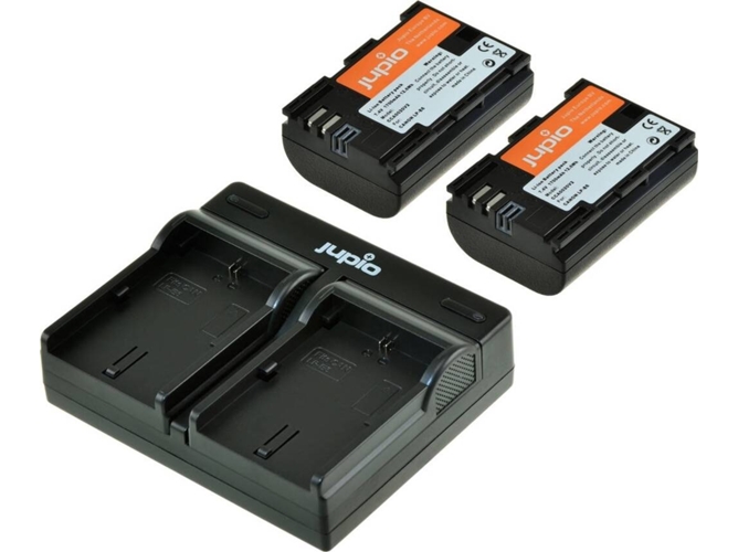 Cargador y kit de batería JUPIO LP-E6
