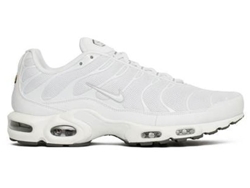 Tenis Deportivas NIKE Air Max Plus Hombre (Blanco - Material Sintético, Tejido - 42)