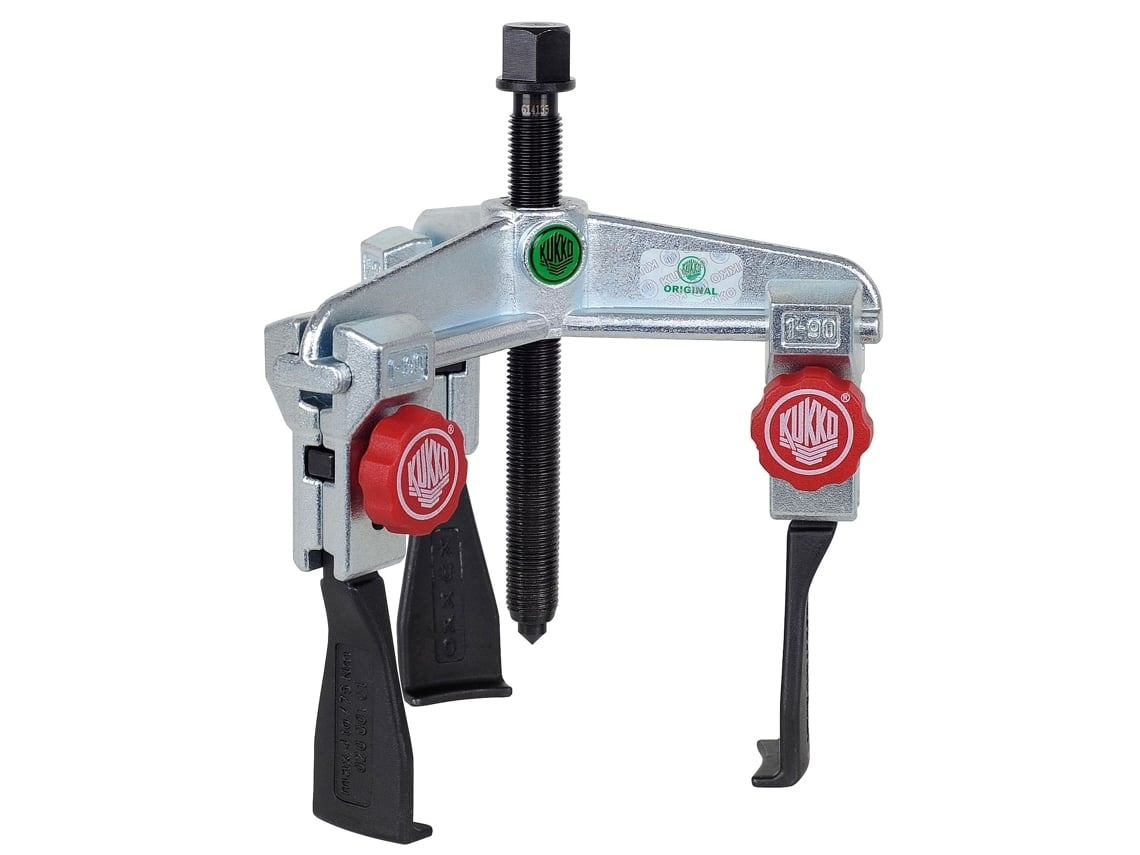 Kukko-30-10+S-Extractor de rodamientos universal de 3 patas espacios angostos con regulación rápida (130x100 mm)