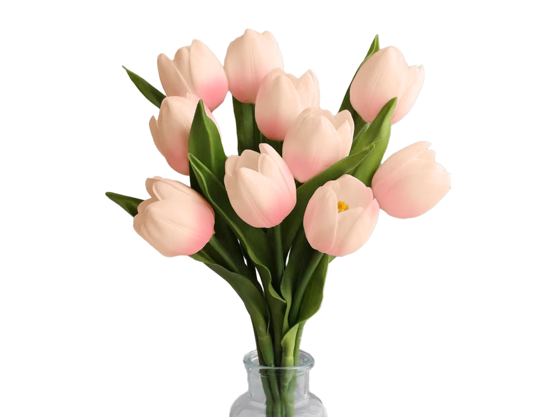 Pack de 10 Lirios de Seda Artificiales para Decoración de Bodas KOFIHETY