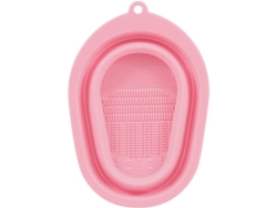 Limpiador De Brochas De Maquillaje Multiusos, De Silicona De Primera Calidad, Portátil Y Plegable.