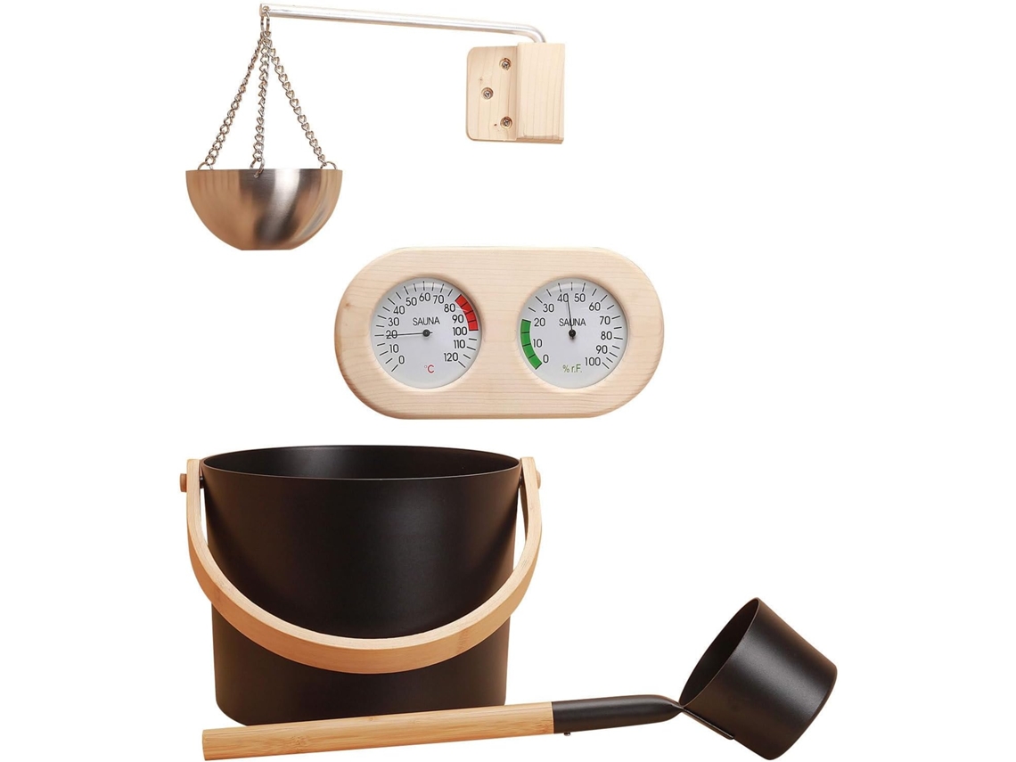 Kit De Accesorios – Cubo De Madera, Cuchara, Cuchara | Completo Con