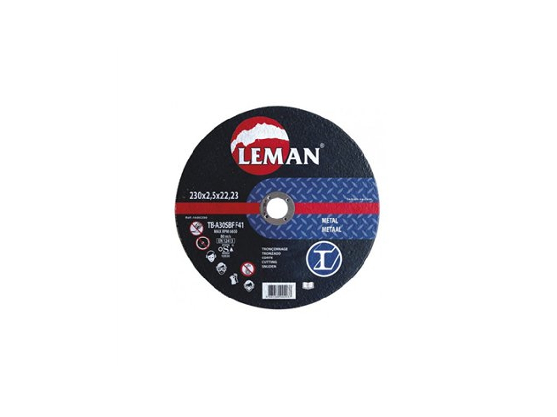 Disco De Corte De Acero Profesional 115x2,5x22mm 1602115 Leman