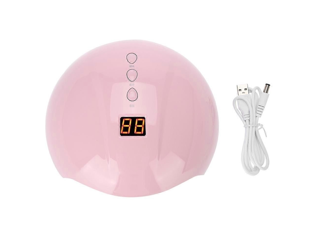 Lámpara secadora de uñas UV/LED de 36 W, doble fuente de luz, máquina de fototerapia para gel de uñas, USB, GOKOCO