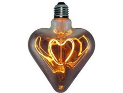 Bombilla LEDBYLED Vintage Heart Smoky (Gris)