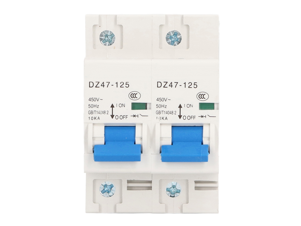 Yncm2026-interruptor De Circuito Con Interbloqueo Mini Ac450v Switch De Transferencia Manual De Doble Potencia 1p+1p 10ka 100a Montaje En Rail Din
