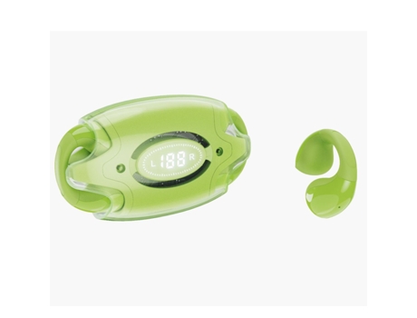Auriculares abiertos con Bluetooth inalámbricos verdaderos, auriculares con clip para la oreja, resistentes al sudor, carga rápida, tiempo de CHRON...