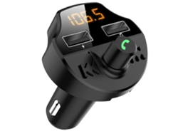 Transmissor Fm Bluetooth Yizhood T66 Dual Usb 5v/3.1a Negro