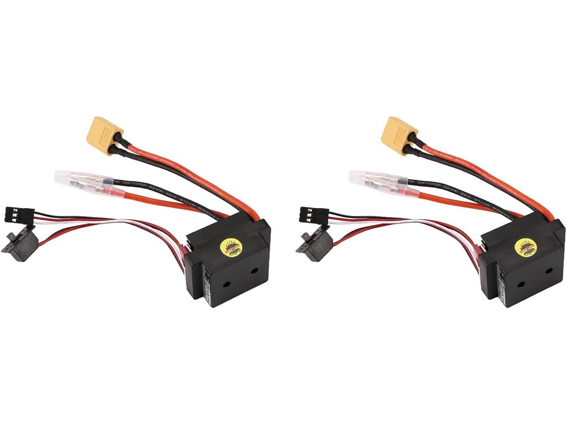 Controladores De Velocidad Rc Hobby Esc De 60 A Con Bec De Alto Voltaje De 2 A Y Escobillas De 6-12 V Para Barcos Y