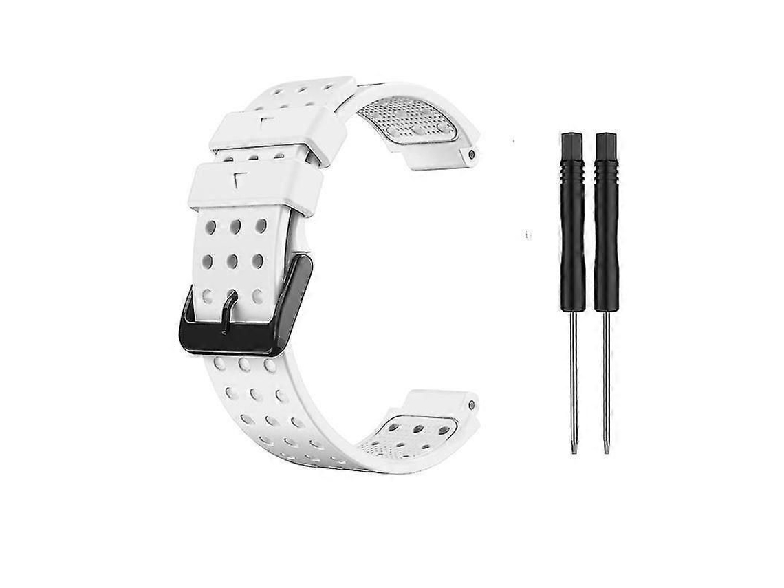 Correa De Silicona Para Garmin Approach S20, Pulsera De Reemplazo Ergonómica Y Duradera Blanco