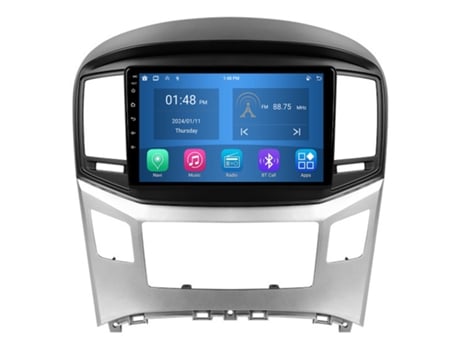 Autoradio 4GB RAM64GB ROM ROVERONE para Hyundai H1 II 2 TQ 2015 - 2021 CarPlay Android Coche Radio Bluetooth Navegación