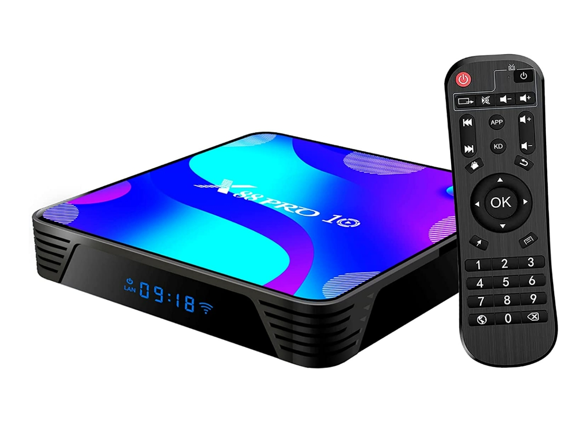 Android TV Box Yizhood Rk3318 4 GB de RAM 32 GB de ROM 4K Bluetooth 4.0 Negro