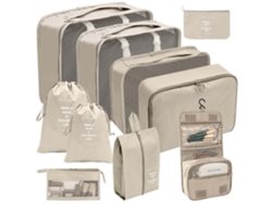 Juego de 10 bolsas de almacenamiento portátiles para viajes