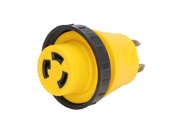 Conector De Energía Para Generador Tt 30p A L5 30r Con Anillo De Bloqueo 30a