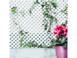 Celosía Fija Pvc Blanca 18 Mm Nortene