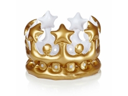 NEVEANCE Corona Infantil Unisex Inflable en PVC Reutilizable para Cosplay y Decoración de Fiesta