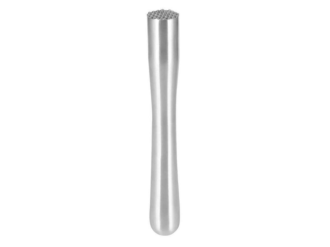 Omni-mortero De Cocktail De Acero Inoxidable Linjou Para Mojito Y Bebidas 21.5x2.5cm Con Mango Antideslizante Y Diseño De Martillo Diamante