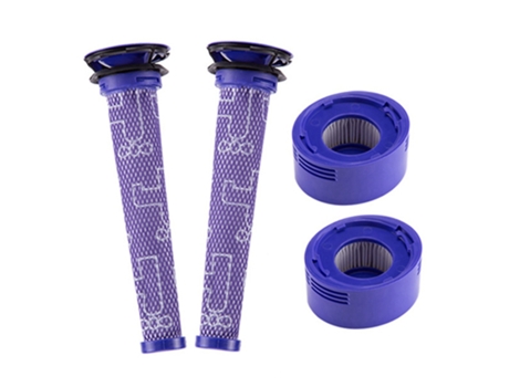 Adecuado para aspiradora inalámbrica Dyson, prefiltro de malla Hypa, elementos filtrantes, filtro V6 V7 V8 trasero