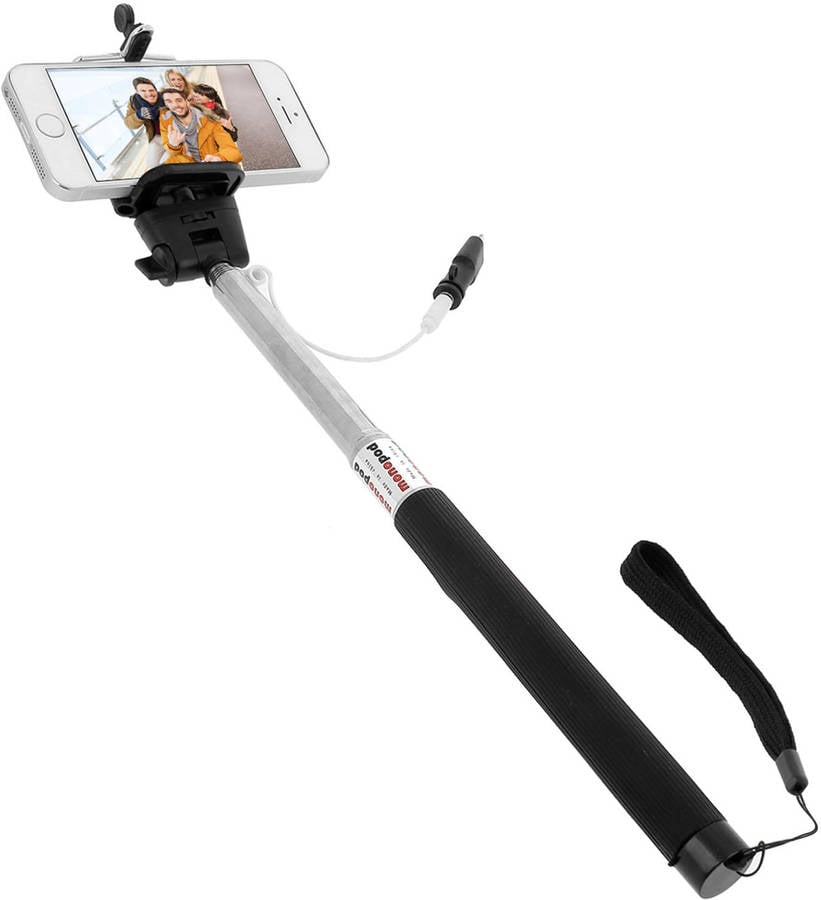 Palo Lightning 1 metro giratorio plateado iphone con extensible 1m – stick selfiebkip5