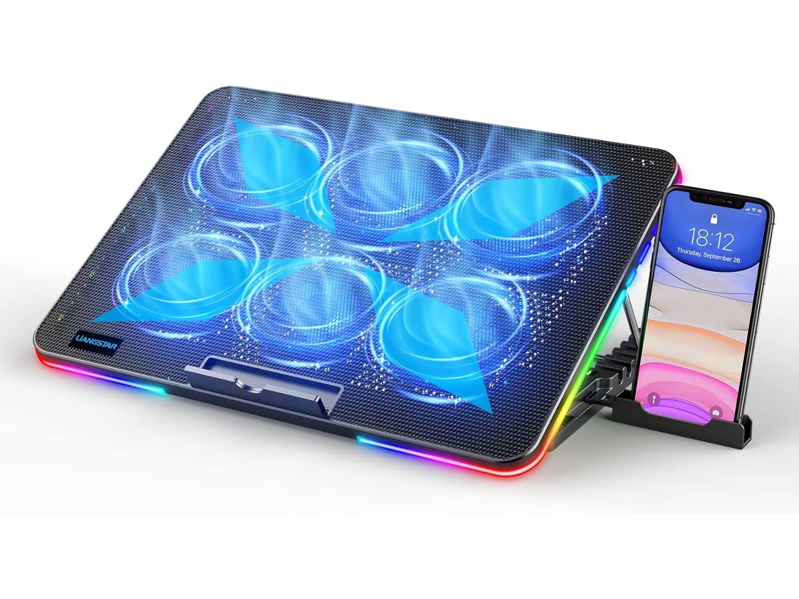 Luz Rgb De Portátil + Soporte De Teléfono
