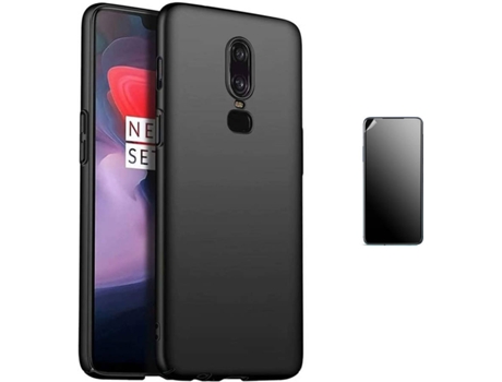 Kit Carcasa Y Protector Oneplus 6 Ultimatte Turtleshell Negro