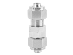 Conector Neumático De Manguera De Aire Con Dos Toques Acero Inoxidable 304 Para Máquinas Ф12 X 10