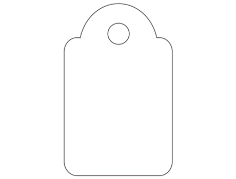 Etiquetas Colgantes Manuales APLI (Blanco - 15 X 24 mm)