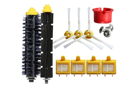 1 Juego de cepillo de cerdas para Robot aspirador, filtro Hepa 4X, Kit de cepillo lateral 3X de repuesto para Irobot Roomba 700 Series 760 770 780