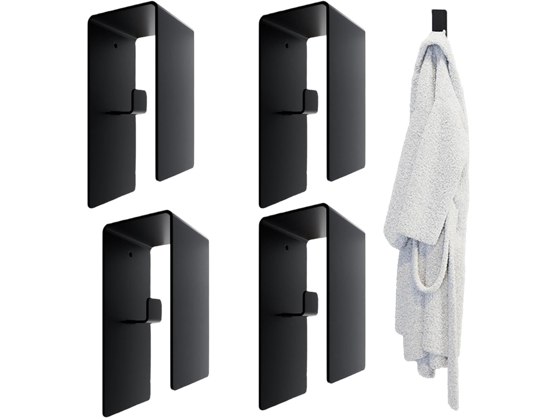 Ganchos Genéricos Para Toallas - Fabricados En Acero Inoxidable, Instalación Sin Taladro, Para Pared.