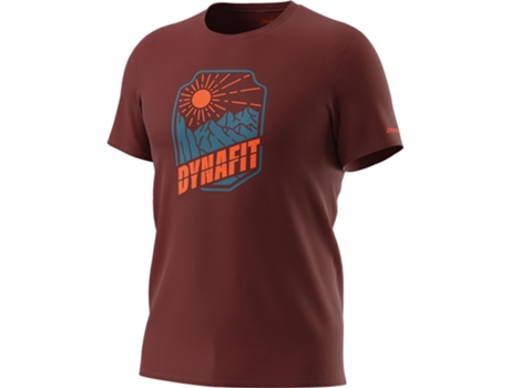 Camiseta de Hombre DYNAFIT Graphic Rojo (L)