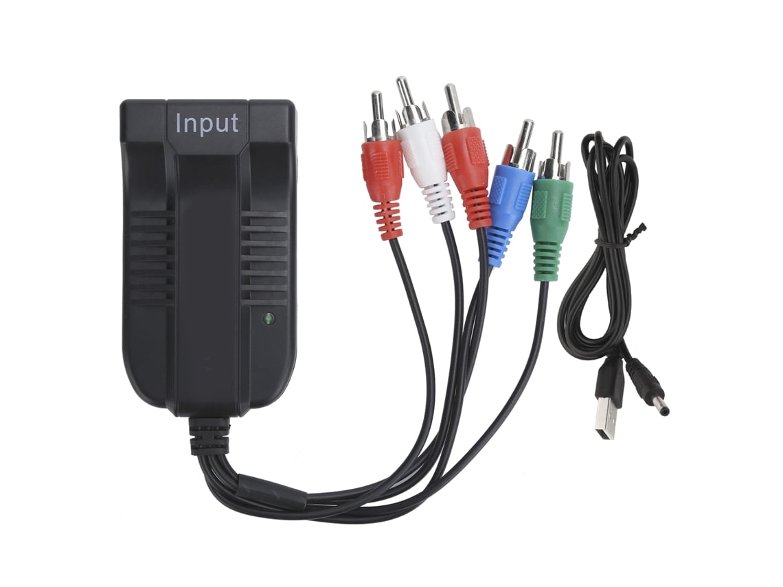 Adaptador De Vídeo Plug And Play Compatible Con Hdmi A Ypbpr Con Audio R/l