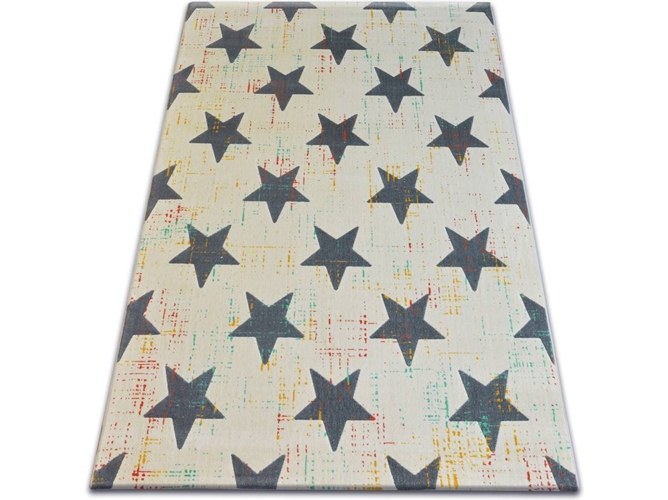 Alfombra DYWANY LUSZCZOW Scandi 18209-063 (Blanco - 140 x 200 cm - Polipropileno)